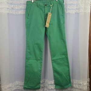 Bullhead Gravels Slim Teal NWT Mens Pants 31x32